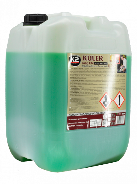 Антифриз концентрат зелений 20 кг К2 GREEN TURBO KULER LIFE (шт) - зображення 2
