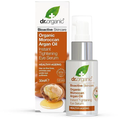 Сироватка для шкіри навколо очей Dr. Organic Moroccan Argan Oil Eye Serum 30 мл (5060176674721) - Фото 1 Сироватка для шкіри навколо очей Dr. Organic Moroccan Argan Oil Eye Serum 30 мл (5060176674721) - зображення 1