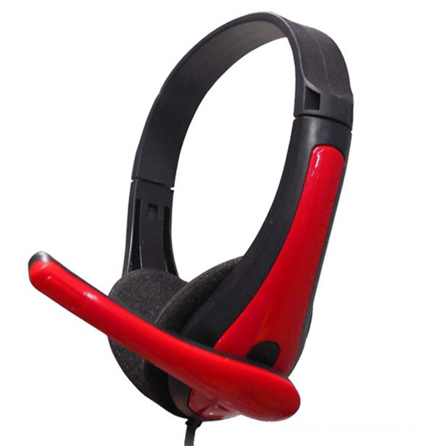 Игровые наушники с микрофоном Jeqang JH-309 Красные 1 м купить в ...