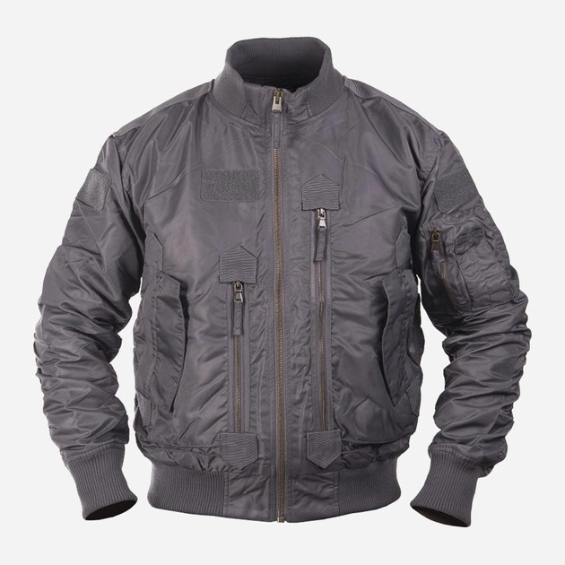 Куртка тактическая мужская MIL-TEC US Tactical Flight Jacket 10404608 3XL 1332 Urban grey (2000980619153) - изображение 1