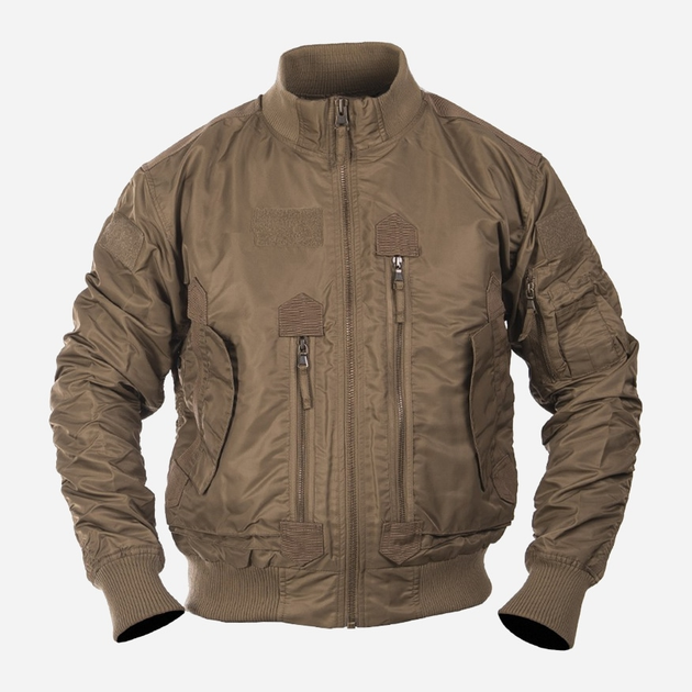 Куртка тактична чоловіча MIL-TEC US Tactical Flight Jacket 10404619 3XL 106 Dark Coyote (2000980619214) - зображення 1