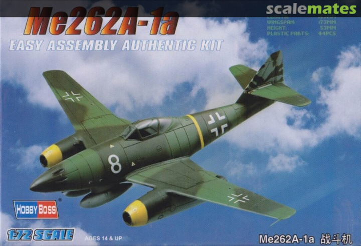 Літак Hobby Boss 80249 Messerschmitt Me262 A-1a (6939319202499) - зображення 1