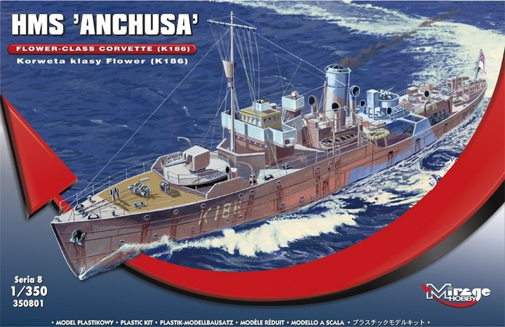 Flower Class Corvette Mirage HMS Anchusa K186 (5901461350817) - obraz 1