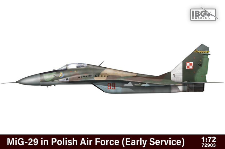 Samolot IBG 72903 MiG-29 in Polish Air Force Early Service (5907747902114) - obraz 1