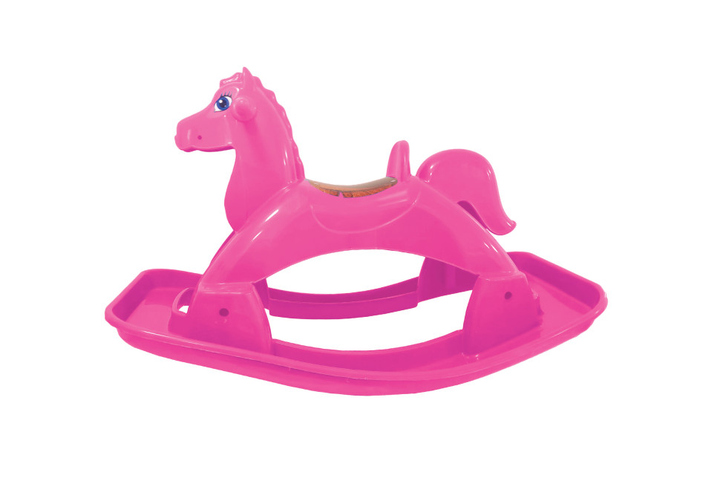 Дитяча качалка-конячка музична DOLONI TOYS Малиновий 000201049