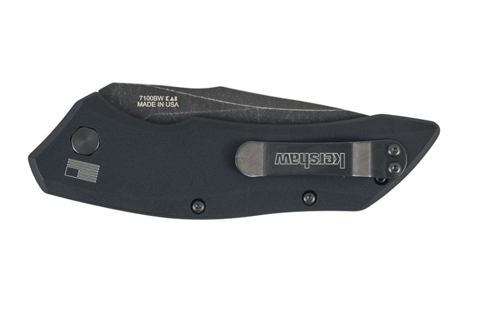 Складной Пружинный Нож Kershaw Launch Auto 1 Blackwash Черный 7100BW - Фото 4 Складной Пружинный Нож Kershaw Launch Auto 1 Blackwash Черный 7100BW - изображение 4
