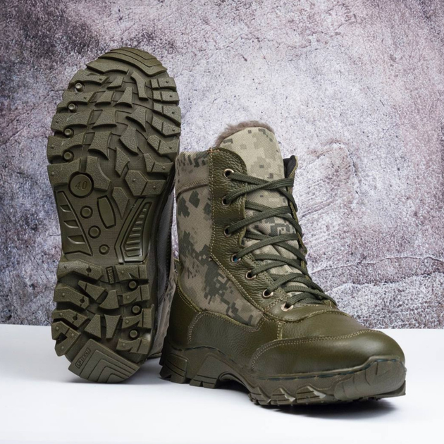 Демисезонные Берцы Тактические Ботинки Мужские Кожаные 40р (26,5 см) MBD-000041-RZ40 - изображение 1