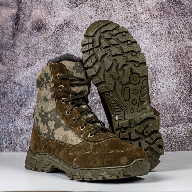 Демисезонные Берцы Тактические Ботинки Мужские Кожаные 43р (28,5 см) MBD-000037-RZ43 - изображение 1