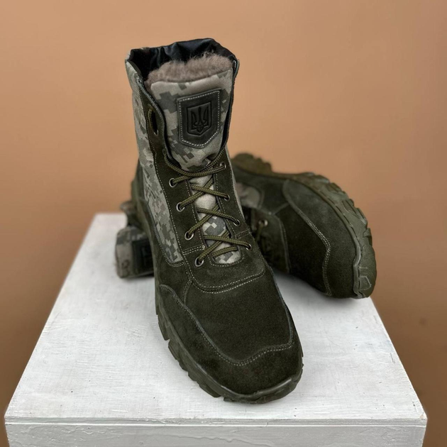 Демисезонные Берцы Тактические Ботинки Мужские Кожаные 36р (23 см) MBD-000065-RZ36 - изображение 1