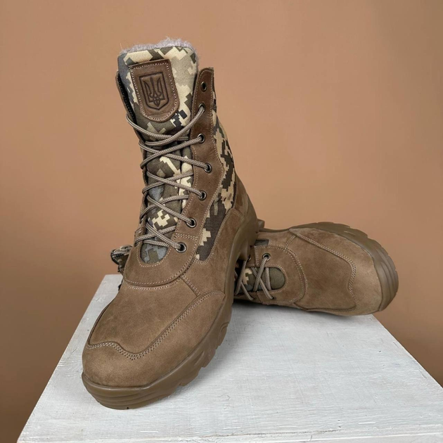 Демисезонные Берцы Тактические Ботинки Мужские Кожаные 43р (28,5 см) MBD-000057-RZ43 - изображение 1