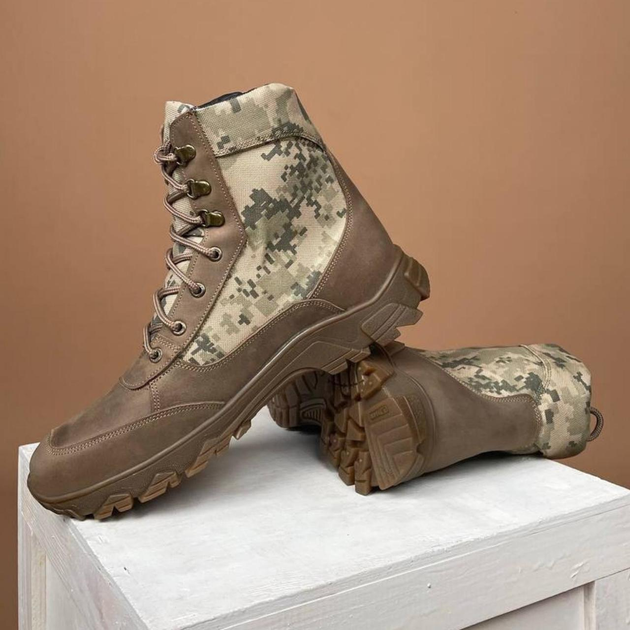 Зимние Берцы Тактические Ботинки Мужские Кожаные 42р (28 см) MBZ-000017-RZ42 - изображение 2