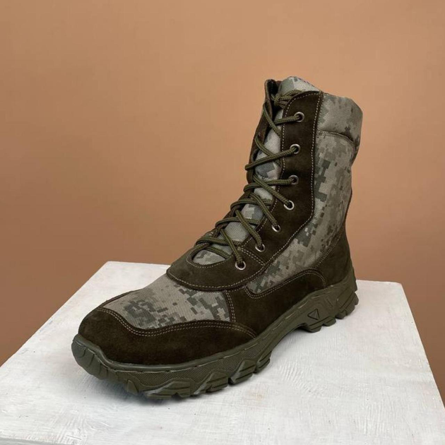 Демисезонные Берцы Тактические Ботинки Мужские Кожаные 48р (32 см) MBD-000005-RZ48 - изображение 2