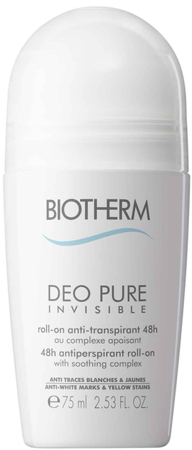 Antyperspirant Biotherm Deo Pure Invisible Roll-on 48H 75 ml (3605540856635) - obraz 1