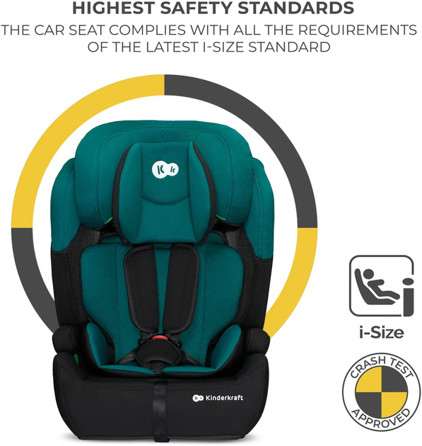 Автокресло Kinderkraft Comfort Up i-Size Green (KCCOUP02GRE0000) - изображение 12