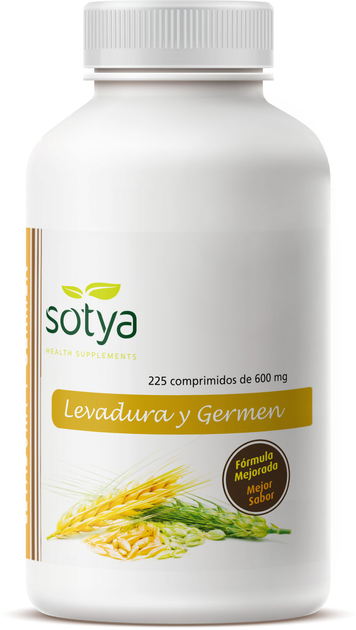 Suplement diety Sotya Levadura Germen 225 tabletek (8427483002406) - obraz 1