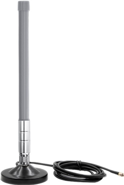 Magnetyczna podstawa Qoltec z kablem 2 m Czarna (5901878570310) - obraz 4