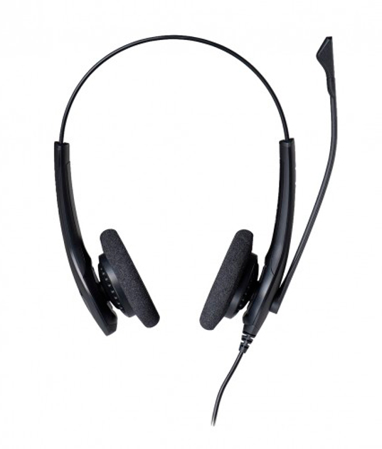 Навушники Jabra BIZ 1500 Duo QD Black (1519-0154) - зображення 2