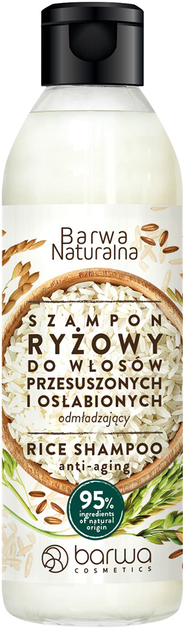 Шампунь Barwa Cosmetics Natural Рис 300 мл (5902305005498) - зображення 1