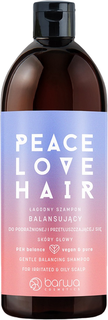 Шампунь заспокійливий Barwa Cosmetics Peace Love Hair 480 мл (5902305008161) - зображення 1