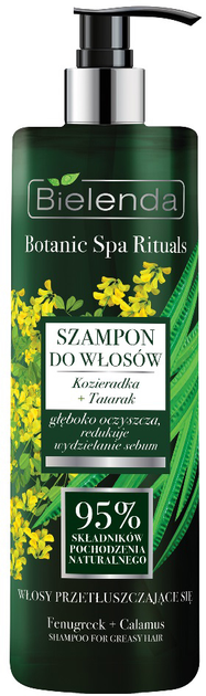 Szampon Bielenda Botanic Spa Rituals Kozieradka + Tatarak 400 ml (5902169028541) - obraz 1