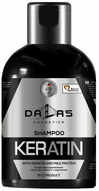 Шампунь Dalas Cosmetics Keratin 1000 мл (4260637723345) - зображення 1