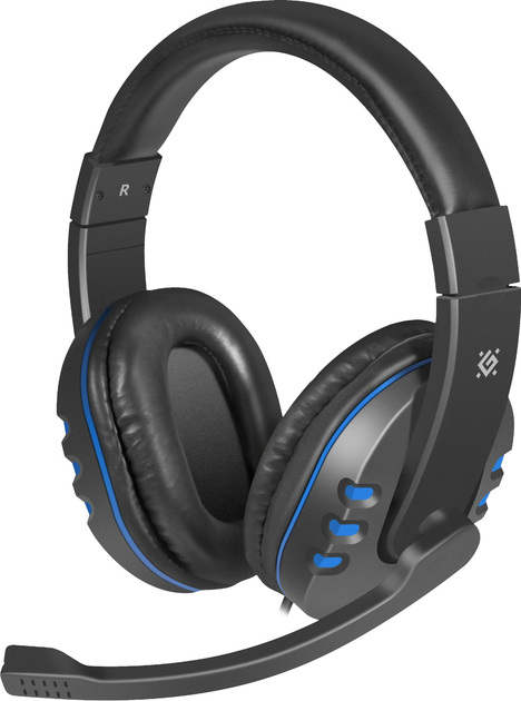 Навушники Defender Warhead G-160 Black/Blue (4714033641180) - зображення 3