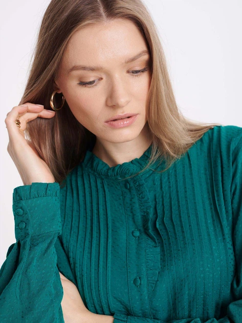 Сукня жіноча Greenpoint SUK507W2379X00 34 Темно-зелена (5903245417136) - зображення 4