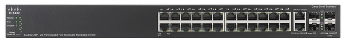 Przełącznik Cisco SB SG500-28P-K9-G5 (SG500-28P-K9-G5) - obraz 2