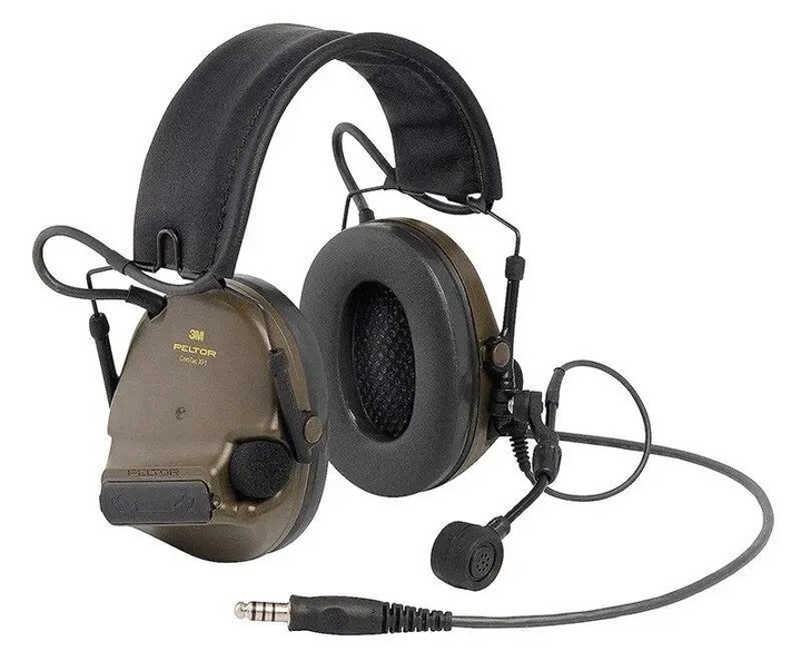 Активні навушники з мікрофоном 3M Peltor Comtac XPI Green та 1 аудіовиходом J11 NATO (MT20H682FB-86) (15253) - зображення 2