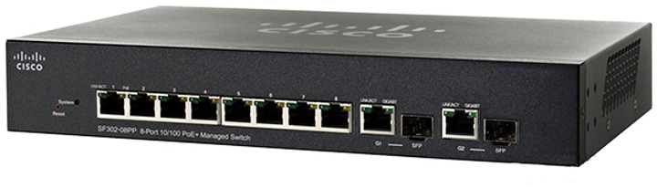 Przełącznik Cisco SB SF302-08PP-K9-EU (SF302-08PP-K9-EU) - obraz 1