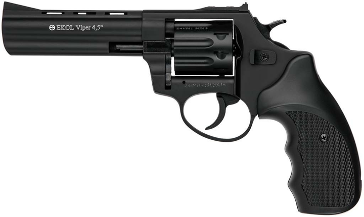 Револьвер Флобера Voltran Ekol Viper 4.5" (чорний / пластик) - зображення 1