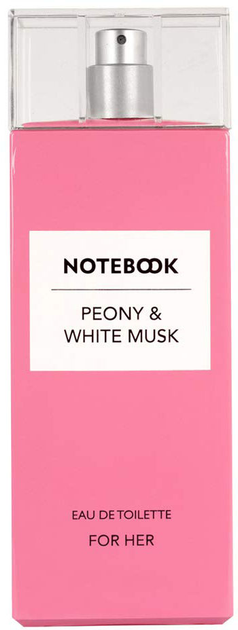 Туалетна вода для жінок Notebook Peony & White Musk For Her 100 мл (8004995638387) - зображення 1