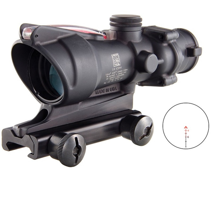 Прицел TRIJICON ACOG 4x32 BAC Dual illum Red Chevron .223/5.56 BDC - изображение 1