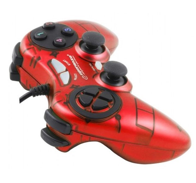 Przewodowy gamepad Esperanza Fighter PC Czerwony (EGG105R) - obraz 3