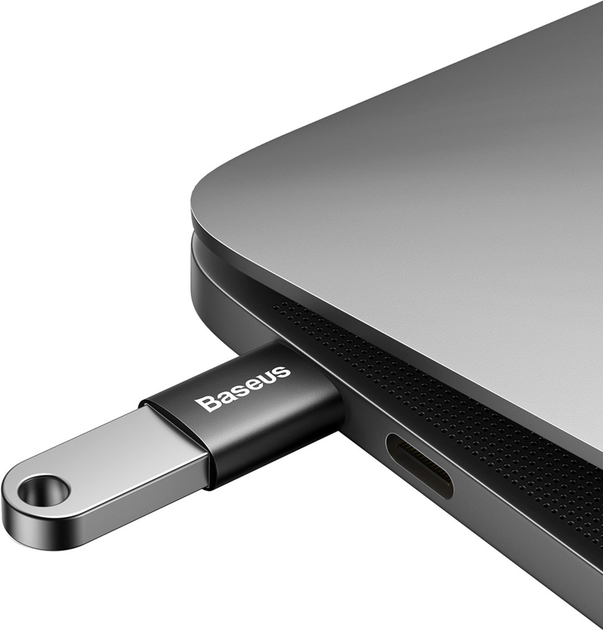 Адаптер Baseus Ingenuity Series Mini OTG Adapter Type-C to USB-A 3.1 Black (ZJJQ000001) - зображення 4
