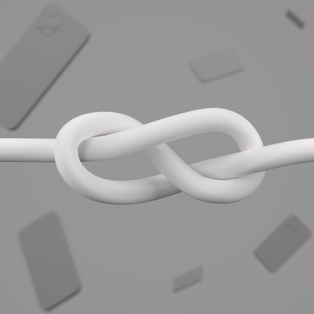 Kabel Belkin SILICONE USB-A - Lightning 1 m Biały (CAA008bt1MWH) - obraz 9