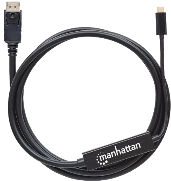 Кабель Manhattan USB 3.1 Type-C M - DisplayPort M 2 м (766623152464) - зображення 1