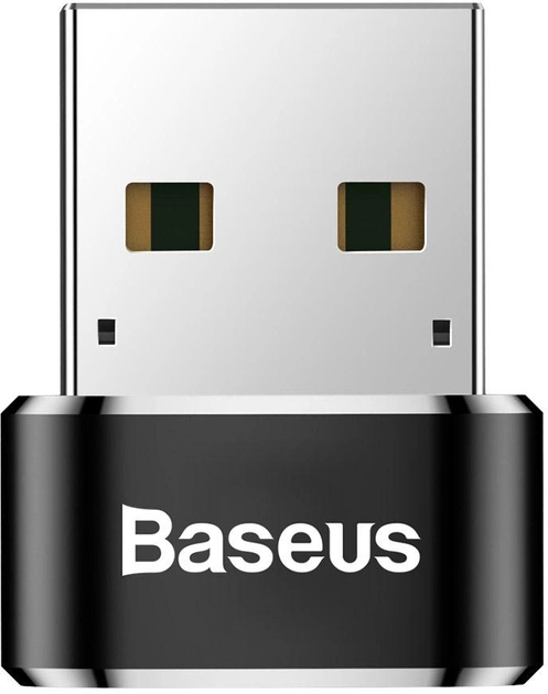 Перехідник Baseus Female Type-C to USB Black (CAAOTG-01) - зображення 1