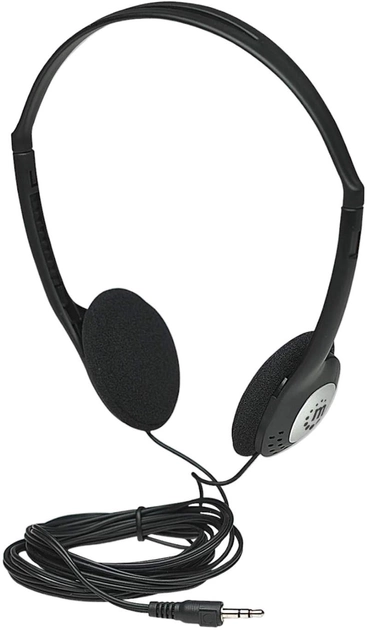 Słuchawki Manhattan Stereo Headphones Czarny (0766623177481) - obraz 1