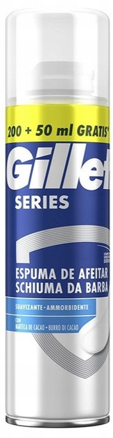 Pianka do golenia Gillette Series Conditioning z masłem kakaowym 250 ml (7702018617012) - obraz 1