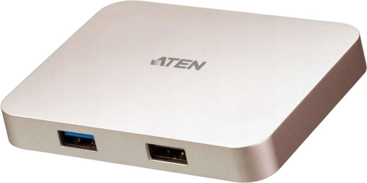 Stacja dokująca Aten USB Type-C 5 portów (UH3235) Gold (4719264649219) - obraz 1