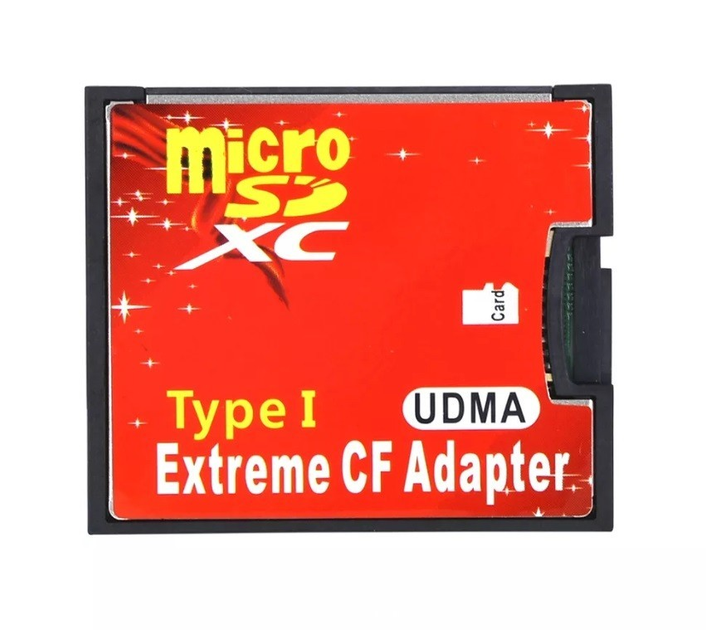 Адаптер переходник с microSD / SDXC на Compact Flash CF Type I (2 карты ...