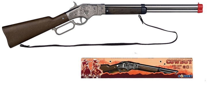 Гвинтівка Gonher Gun Cowboy Metal 8 патронів (8410982009908) - зображення 1