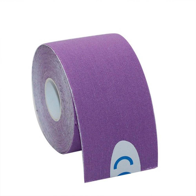 Пластырь Кинезио тейп для тейпирования Kinesiology Tape Фиолетовый - изображение 1