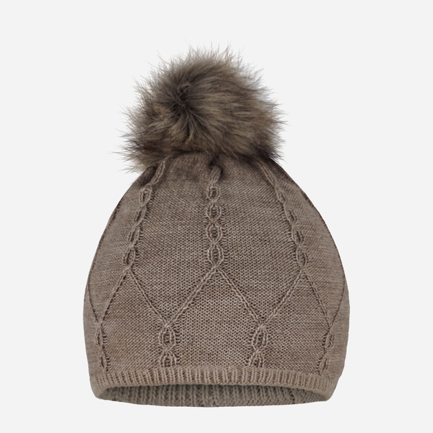 Czapka zimowa damska STING Hat 10S One Size Beżowa (5905999070117) - obraz 1
