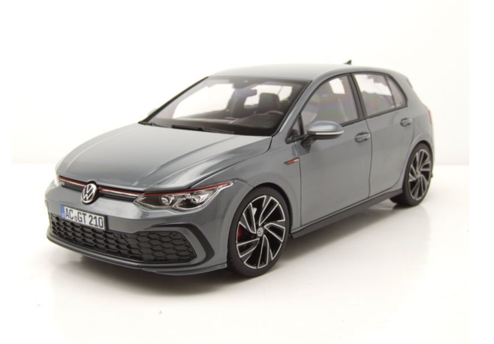 Модель автомобіля Volkswagen Golf 8 GTI Grey by Norev, Scale 1:18