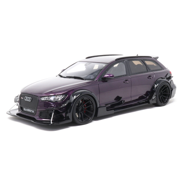 4R-779 Dream Models 1/64 アウディ RS 6 Avant Модель автомобіля Audi RS6 (С7) Avant Body Roof Box Black Lila by
