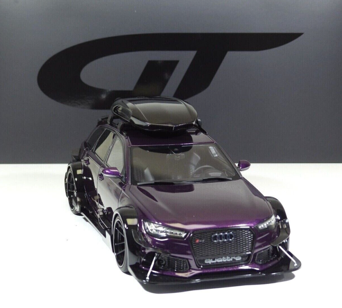 Модель автомобіля Audi RS6 (С7) Avant Body Roof Box Black Lila by