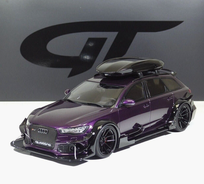 Модель автомобіля Audi RS6 (С7) Avant Body Roof Box Black Lila by