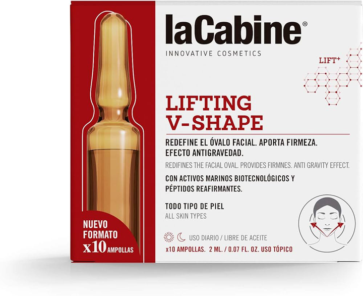 Сироватка для обличчя La Cabine Ampoules Lifting V-Shape 10 x 2 мл (8435534402853) - зображення 1